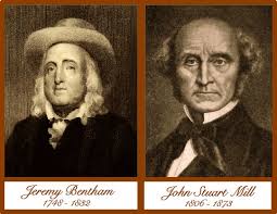 Jeremy Bentham and John Stuart Mills discussed weighing the costs and benefits of an action, but considered primarily the good of humans alone